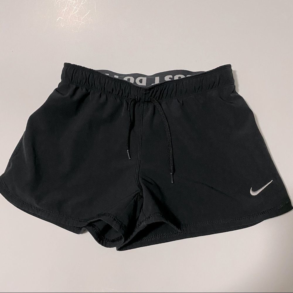 Nike black Dri-Fit Black running, swimming, sports athletic shorts-M (fits XS)